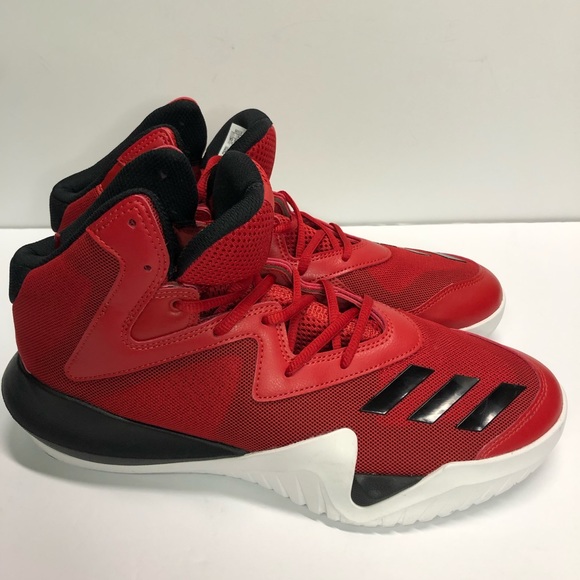 adidas red basketball shoes